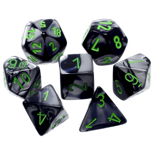 7-Piece Mini RPG Dice Set: Gemini - Image 3