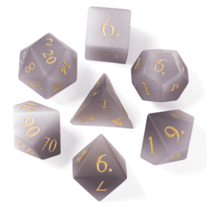 7-Piece RPG Dice Set: Frosted Cat's Eye - - Image 3