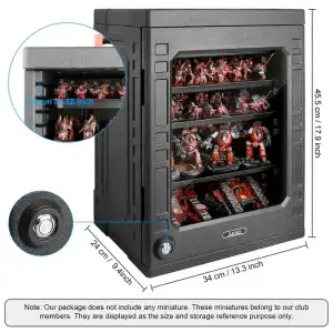 Jucoci: Medium Size Miniatures Carrying Storage Case With Light - Image 3