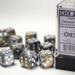 12d6 Dice Block (16mm): Festive (Assorted Colours) - Image 3