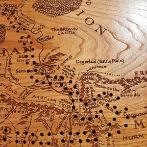 Wooden Cribbage Board:  Middle Earth - Image 3