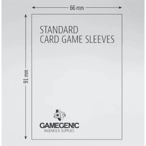 Sleeves - 66x91mm - GameGenic Matte Value Pack - 200/pk (Standard CCG, Gray) - Image 3