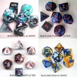 7-Piece RPG Dice Set: Gemini - - Image 3