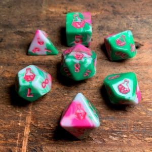 Polydice Potions 7-Piece RPG Dice Set: - Image 3