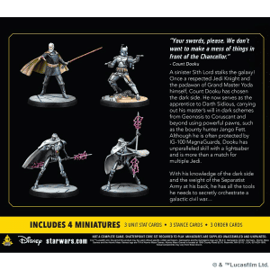 Star Wars - Shatterpoint: Twice the Pride: Count Dooku Squad Pack - Image 3