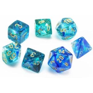 7-Piece RPG Dice Set: Nebula Luminary - - Image 3