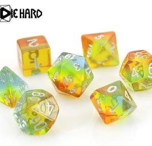7-Piece RPG Dice Set: Translucent Gradient - - Image 3