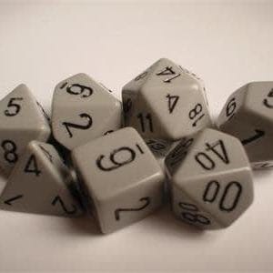 7-Piece RPG Dice Set: Opaque - - Image 3