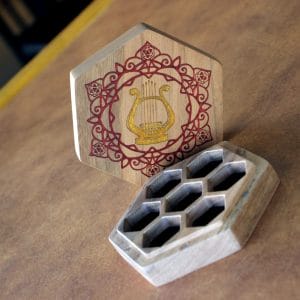 Wooden Dice Vault - Hex - Image 3