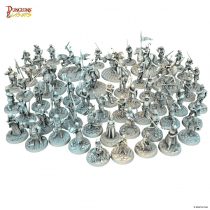 Dungeons & Lasers: Townsfolk Miniature Pack - Image 3