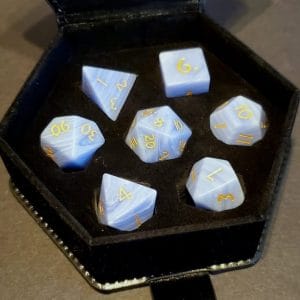 7-Piece RPG Gemstone Dice Set: - Image 3