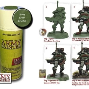 Colour Primer Spray (400 mL) - Army Green - Image 3