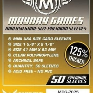 Sleeves - 41x63mm - Mayday Premium - 50/pk (Mini American) - Image 3
