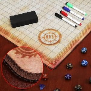 AP Enhance Tabletop Deluxe Rubber RPG Grid Mat Kit - Image 3