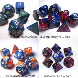 7-Piece RPG Dice Set: Gemini - - Image 4