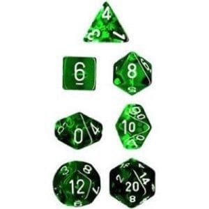 7-Piece RPG Dice Set: Translucent - - Image 4