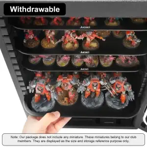 Jucoci: Medium Size Miniatures Carrying Storage Case With Light - Image 4