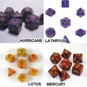 7-Piece RPG Dice Set: Speckled - - Image 4