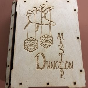 Wooden 7-piece Tome of Dice - Image 4