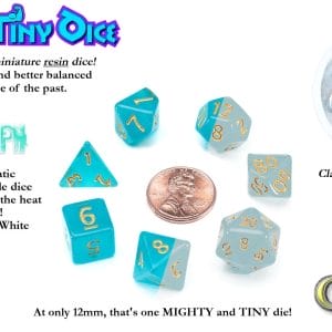 7-Piece Mini Dice Set (12mm): Mighty Tiny - Image 4
