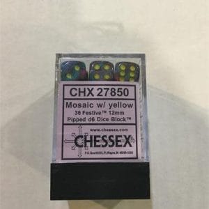 36d6 Dice Block (12mm): Festive (Assorted Colours) - Image 4