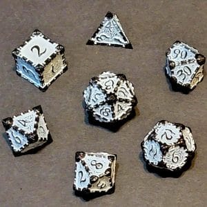 7-Piece RPG Dice Set - Brilliant Blood Dagger - - Image 4