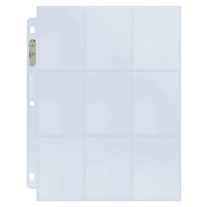 9-Pocket Pages - 100/pk - Clear (Silver Series) - Image 4