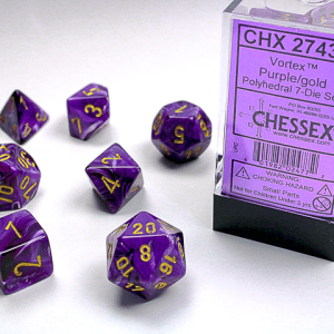 7-Piece RPG Dice Set: Vortex - - Image 4