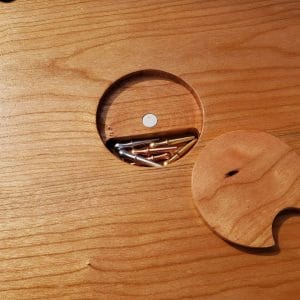 Wooden Cribbage Board: Middle Earth - Round - Image 4