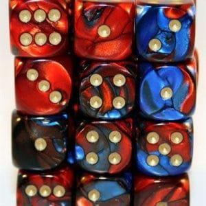36d6 Dice Block (12mm): Gemini (Assorted Colours) - Image 5