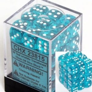 36d6 Dice Block (12mm): Translucent (Assorted Colours) - Image 4