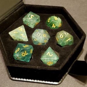 7-Piece RPG Gemstone Dice Set: - Image 5