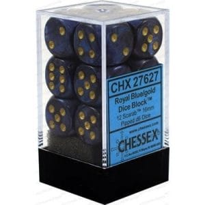 12d6 Dice Block (16mm): Scarab (Assorted Colours) - Image 5