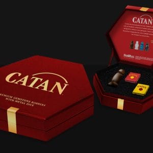 Catan Premium Stone Robber & Metal Dice Set - Image 5