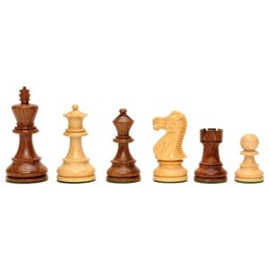 Chess Set 19" - Hand Carved Camphor Grand English Style With Storage Drawers - Image 5