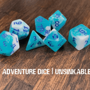 7-Piece RPG Dice Set: Water Themed - Image 5