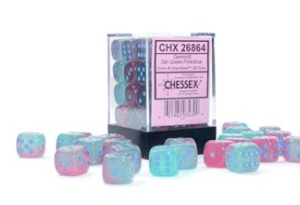 36d6 Dice Block (12mm): Gemini Translucent (Assorted Colours) - Image 5
