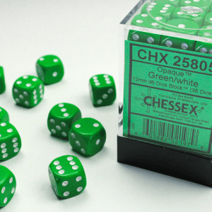 36d6 Dice Block (12mm): Opaque (Assorted Colours) - Image 5