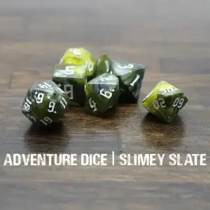 7-Piece RPG Dice Set: Slate Themed - Image 5