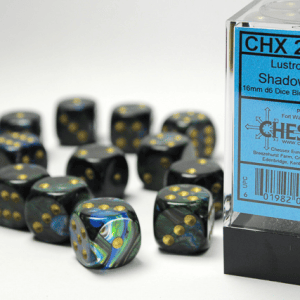 12d6 Dice Block (16mm): Lustrous (Assorted Colours) - Image 5
