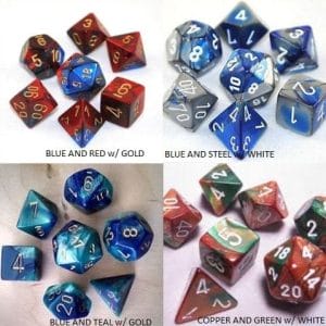 7-Piece RPG Dice Set: Gemini - - Image 5