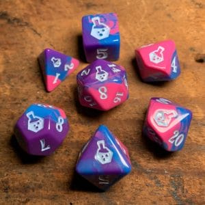Polydice Potions 7-Piece RPG Dice Set: - Image 5