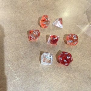 7-Piece RPG Dice Set: Nebula Luminary - - Image 5