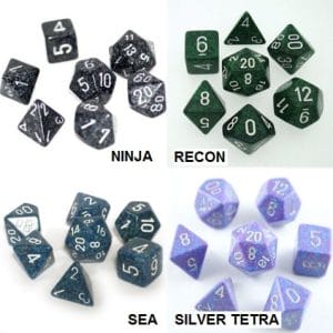 7-Piece RPG Dice Set: Speckled - - Image 5