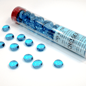 Tube of Glass Counters Translucent Colour - Image 5