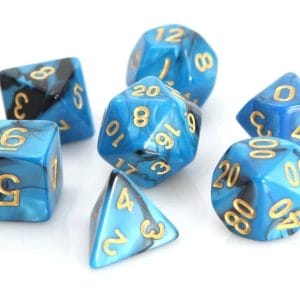7-Piece RPG Dice Set: Marble - - Image 5