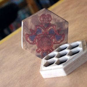 Wooden Dice Vault - Hex - Image 5