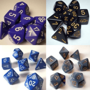 7-Piece RPG Dice Set: Opaque - - Image 5