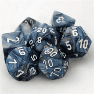 7-Piece RPG Dice Set: Lustrous - - Image 6