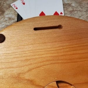Wooden Cribbage Board: Middle Earth - Round - Image 6